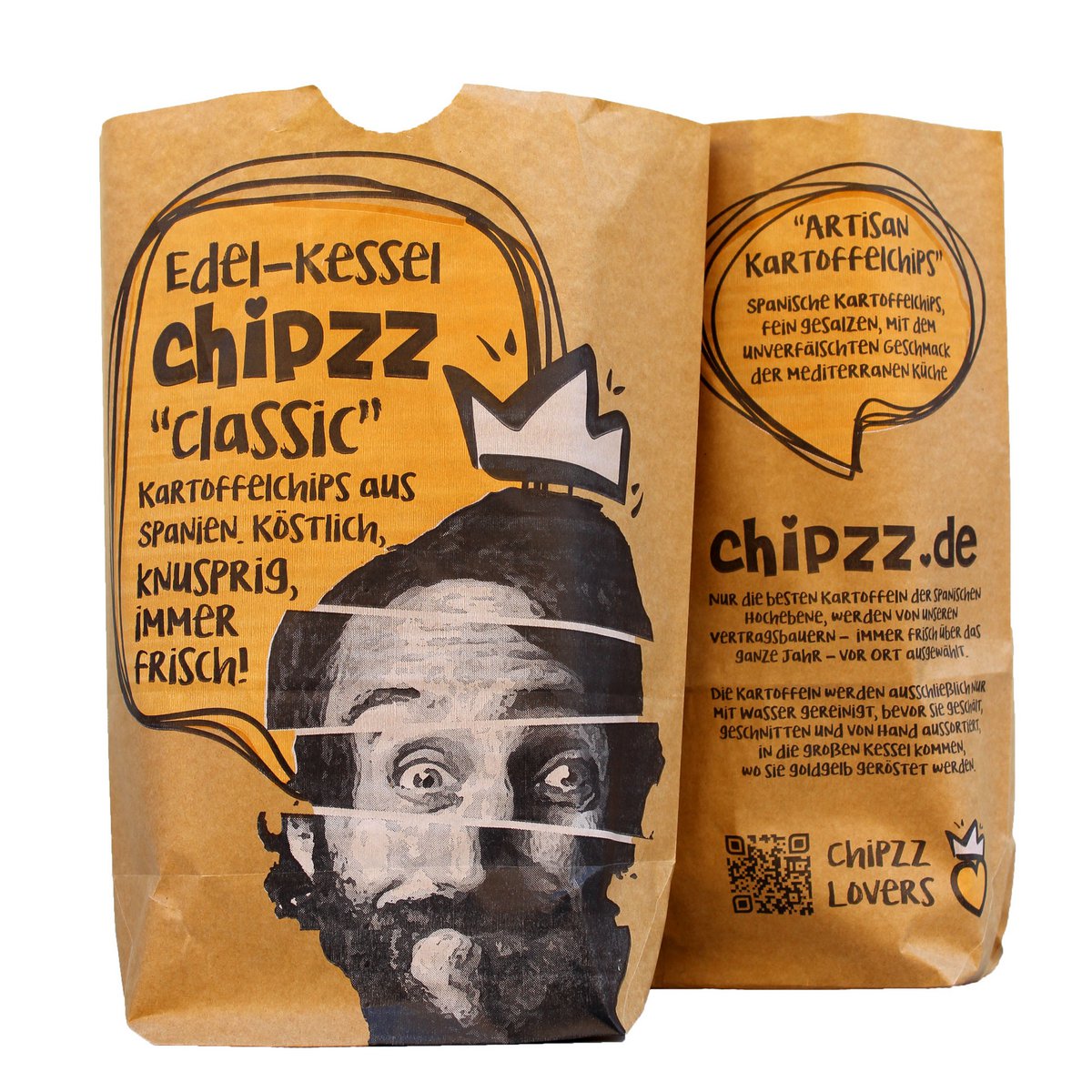 Potato chips Chipzz Mix Classic & Paprika & Sal de Mar & Serrano