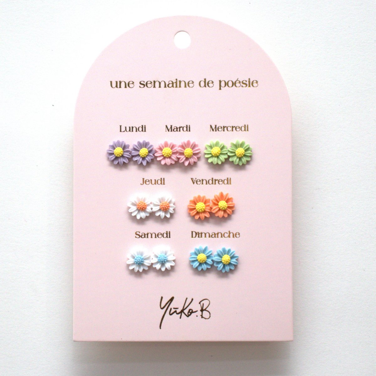 Box of 7 Earrings — Flower Poetry Week
