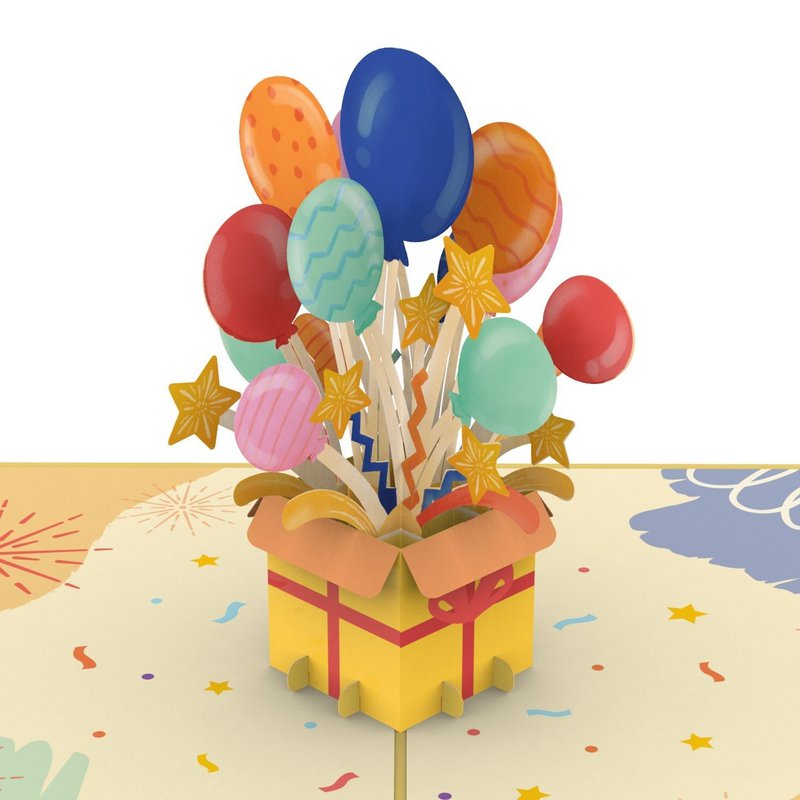 Biglietto pop-up per confezione regalo