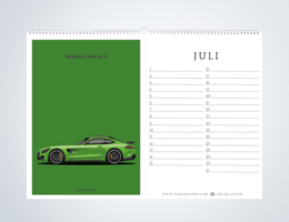 Car Birthday Calendar