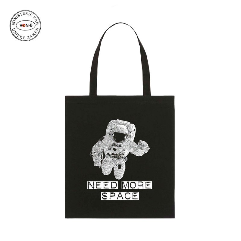 Tote bag - Zwart - Need more space