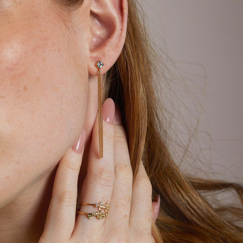 Vergoldeter Peridot-Ring