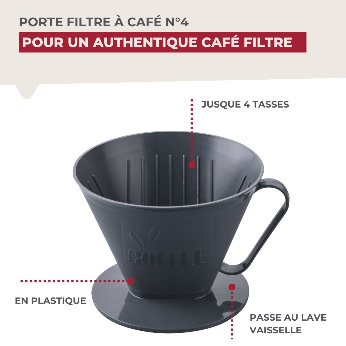 Fakelmann universal coffee filter holder