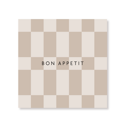 Papierservietten „Bon Appetit“ FSC – 3-lagig – 33x33 cm (20 Stück)