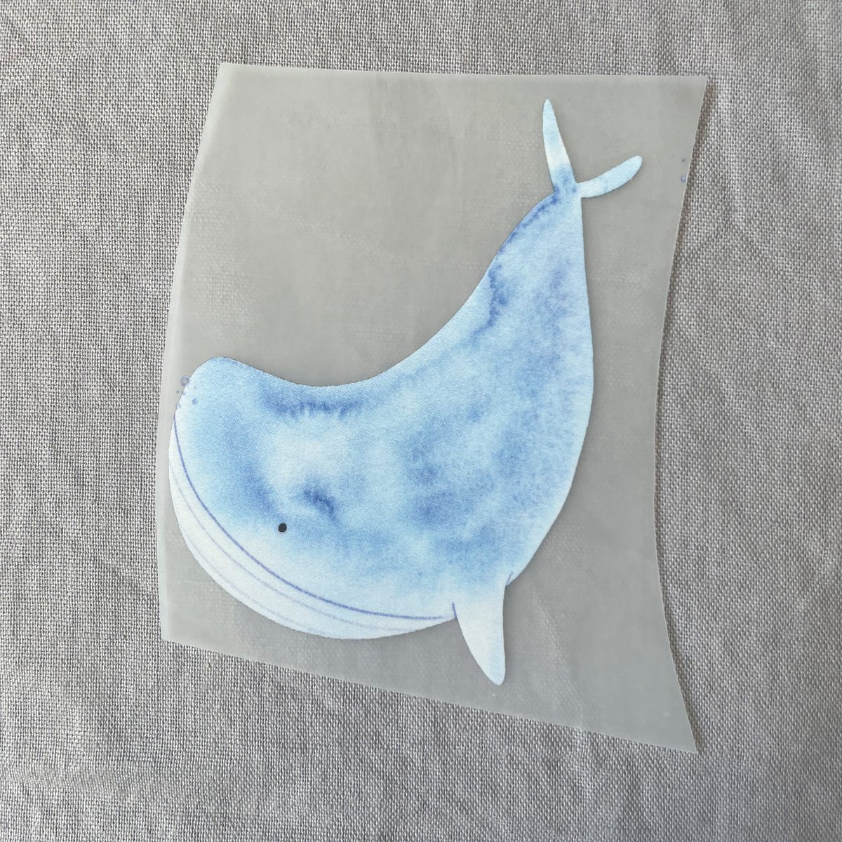 Baleine d'image en fer, patch, image de repassage pour les enfants, idée cadeau