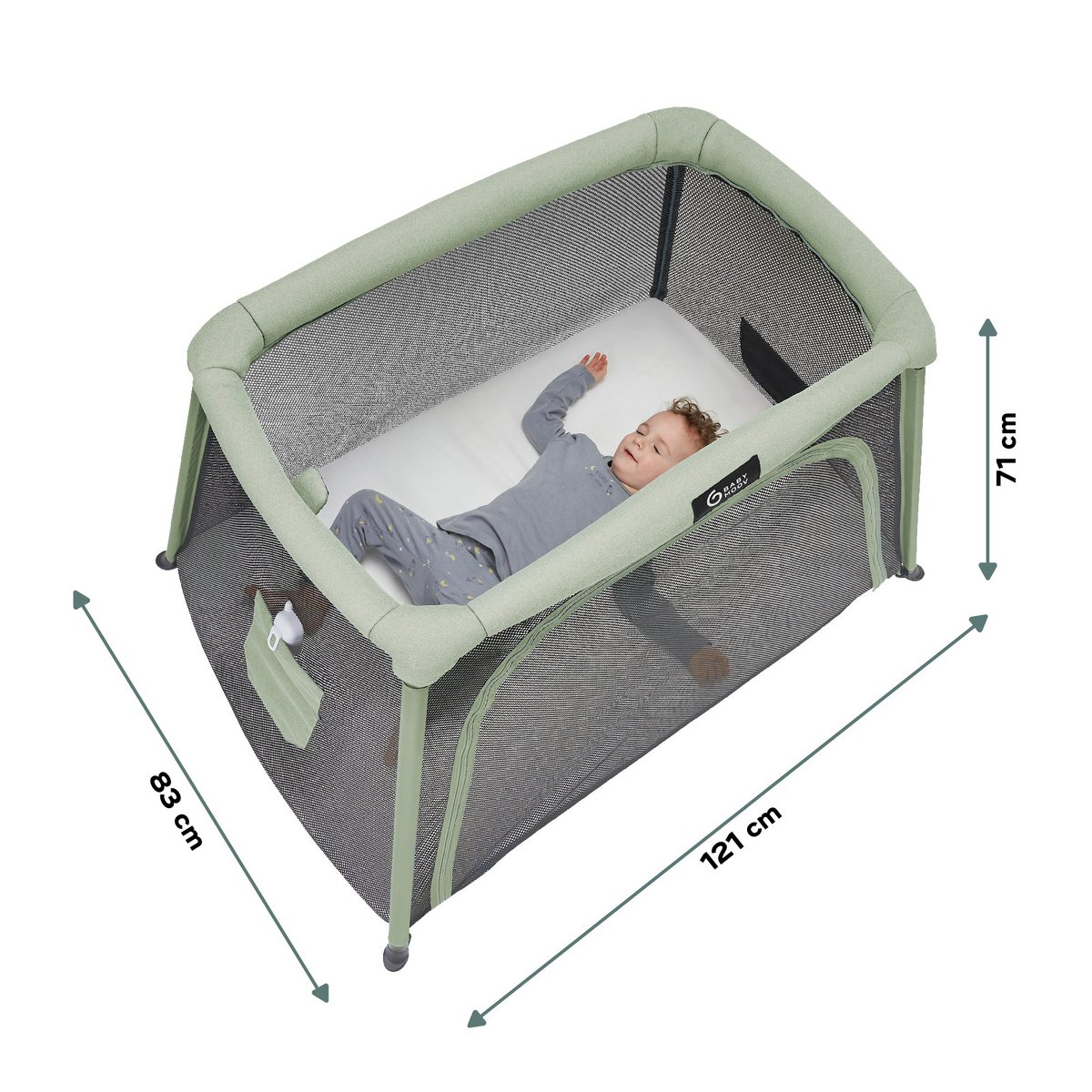 Lettino da viaggio con culla integrata - Moov & Comfy