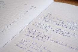 Notatnik papierniczy do zarządzania projektami