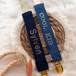 Pacifier cord - denim I