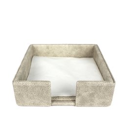 Servilleta soportadora s sintética de cuero rayo beige