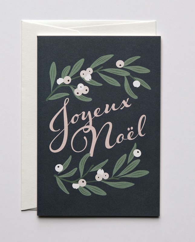 Kerstkaart Joyeux Noël