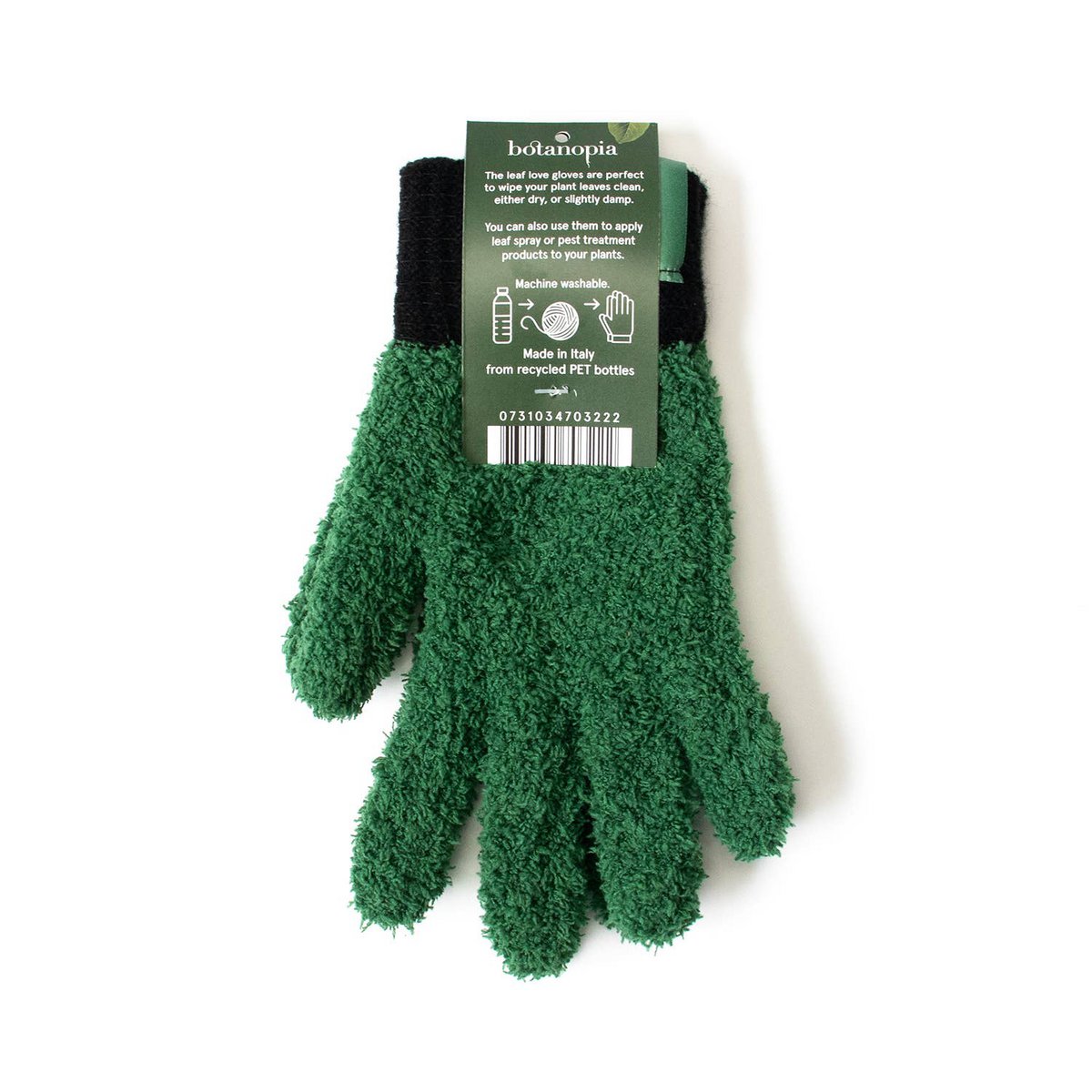 Leaf Love Gloves - Rękawiczki z mikrofibry do odkurzania roślin