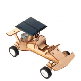 Formel-1-Rennwagen-Bausatz zum Thema Solarenergie