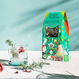 ETS - Botanicals for Gin "Grüner Tee, Rose & Jasmin", BIO, 7 Pyramiden-Beutel