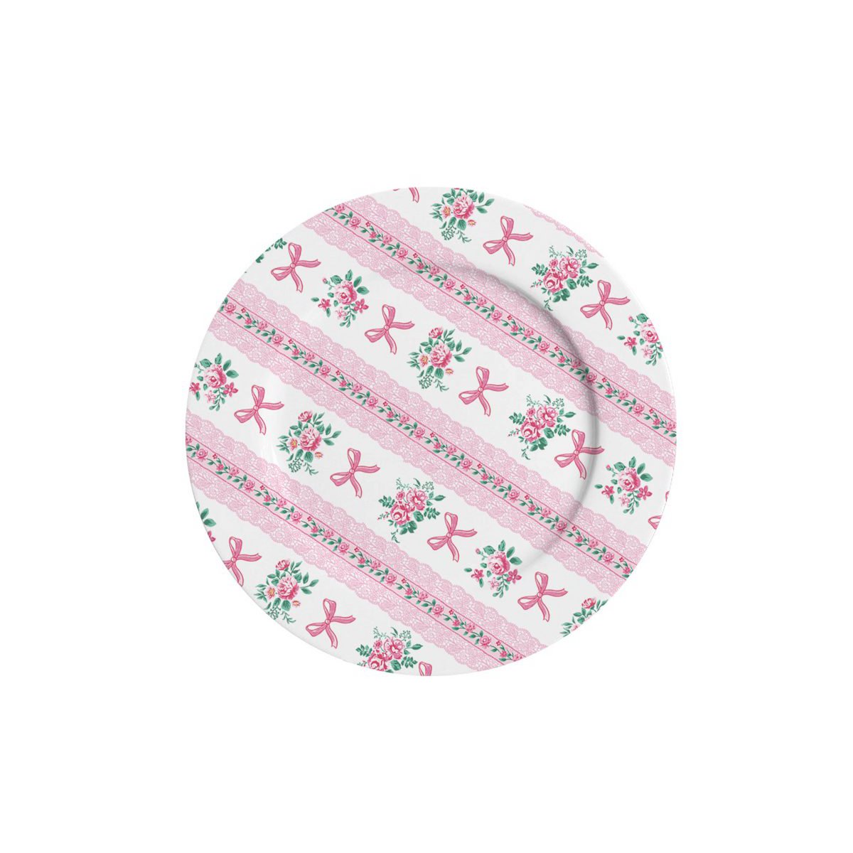 Porzellan-Dessertteller Ribbon 19 cm Isabelle Rose