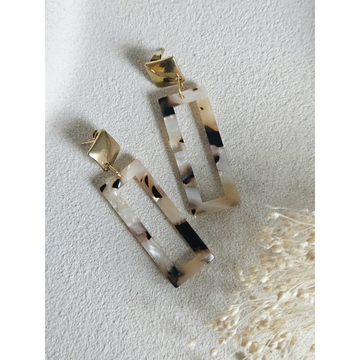 Orecchini quadrati