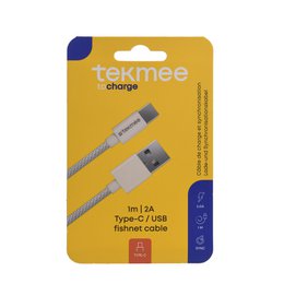Cable iPhone flexible 1 metro TYPE-C y USB