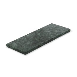 Marble tray rectangle S green 10x25cm