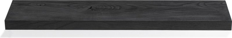 Tu Las™ schwebendes Wandregal aus Holz – 94 x 22 x 4 cm – handgefertigtes längliches Bücherregal – Eschenholz