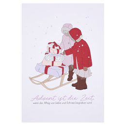 Cartolina - L'Avvento è il tempo in cui...