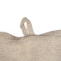 The Linen Moody Kitchen Towel - Natural Black - 50x70