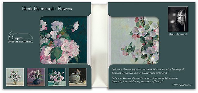 Card folder - Henk Helmantel, Flowers