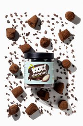 Cocoa Nibs Chocolate Truffles Gift Jar 130g | Crunchy Cocoa Chocolate