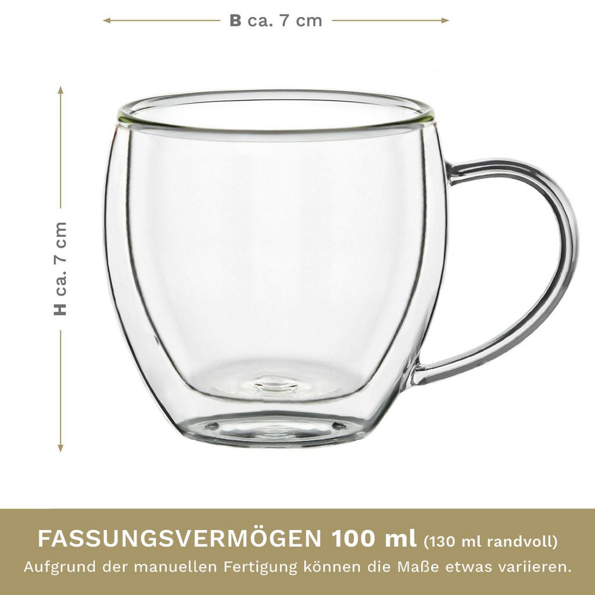 Thermoglas Espressoglas DG-BH 100ml 6er Set