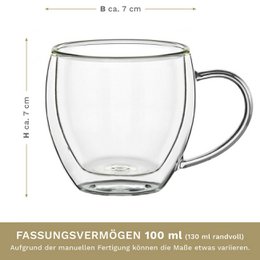 Thermoglas Espressoglas DG-BH 100ml 6er Set
