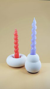 FUZZY Donut candleholder