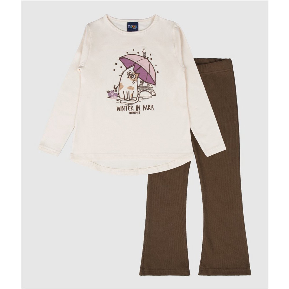 Winter in Paris Girls’ Cotton Set