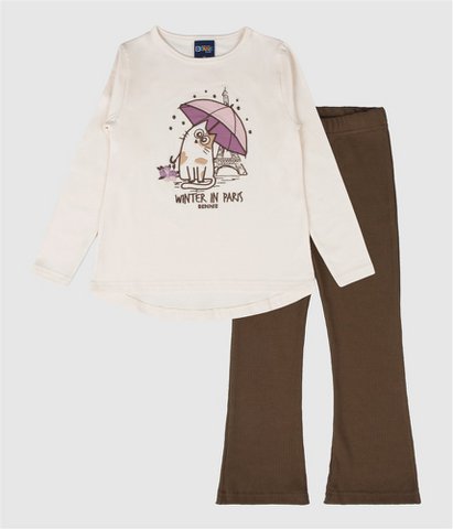Winter in Paris Girls’ Cotton Set
