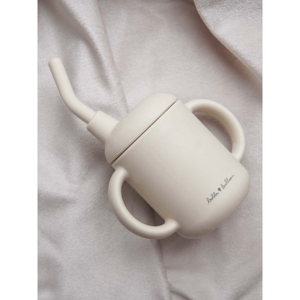 Silicone Sippy Cup - Oyster Beige