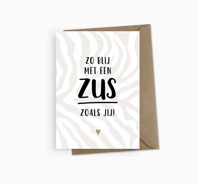 Postkarte || glücklich, eine Schwester wie dich zu haben