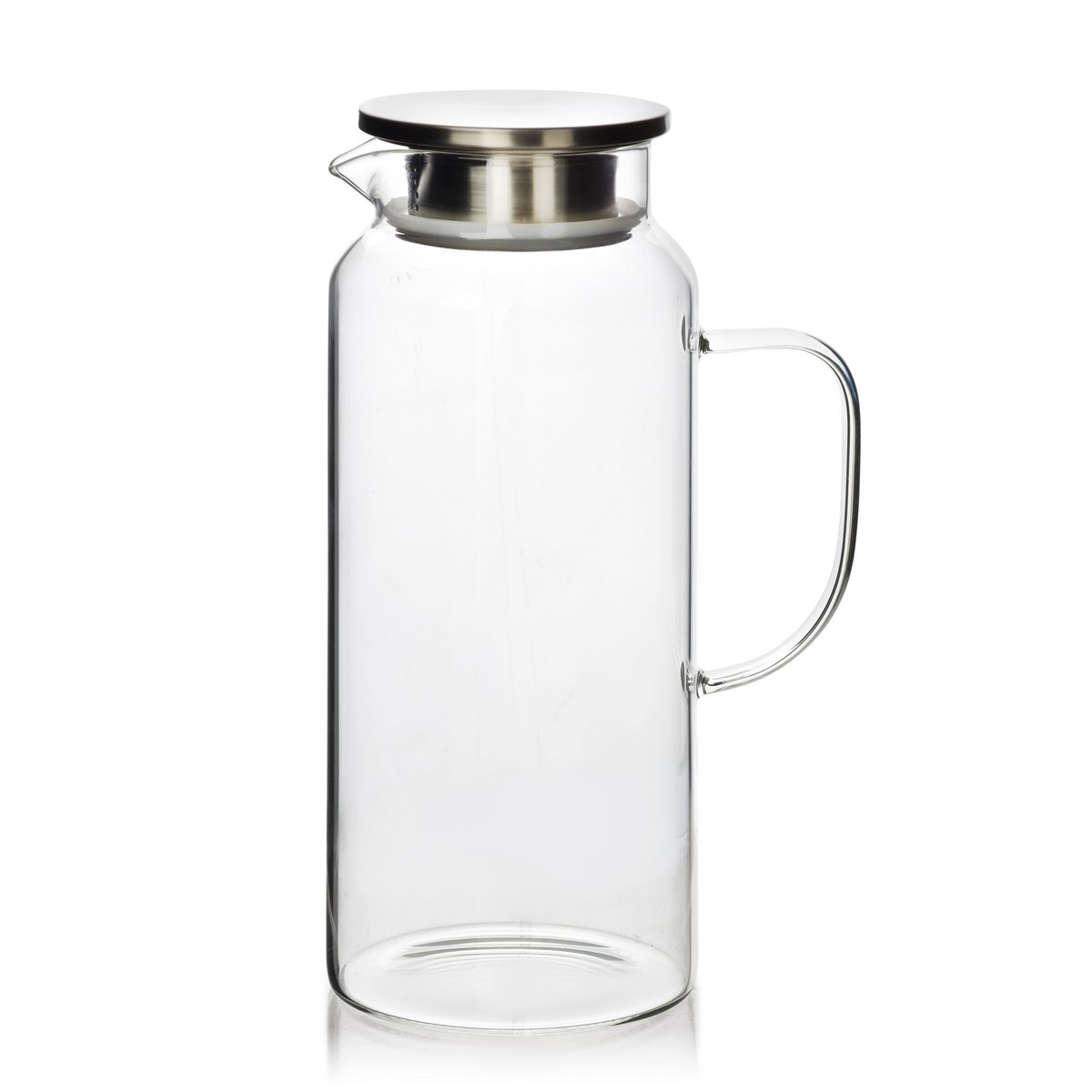 Moderne køkken kande med et borosilikat glas låg 1,9L 8x10,5x25,5 cm
