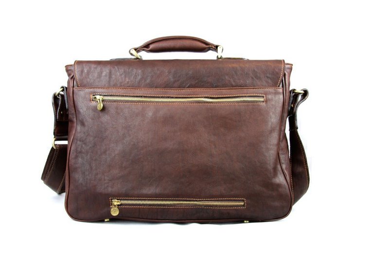 Borsa in pelle 41 cm di lunghezza x 30 cm di altezza