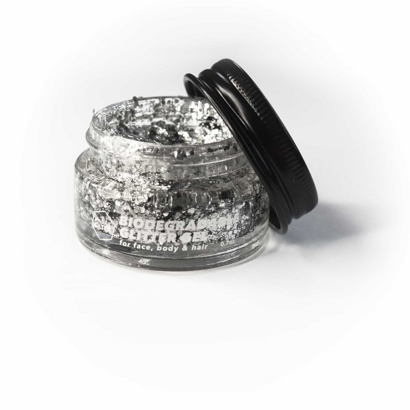 Glitzergel: Silber