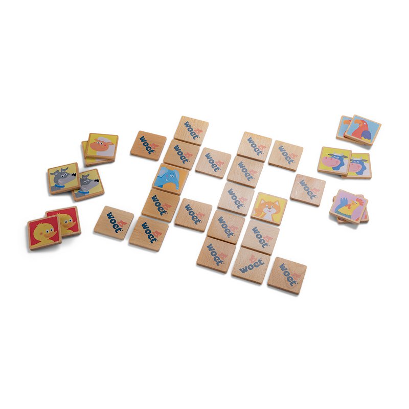 Houten Memory Spel met Dieren