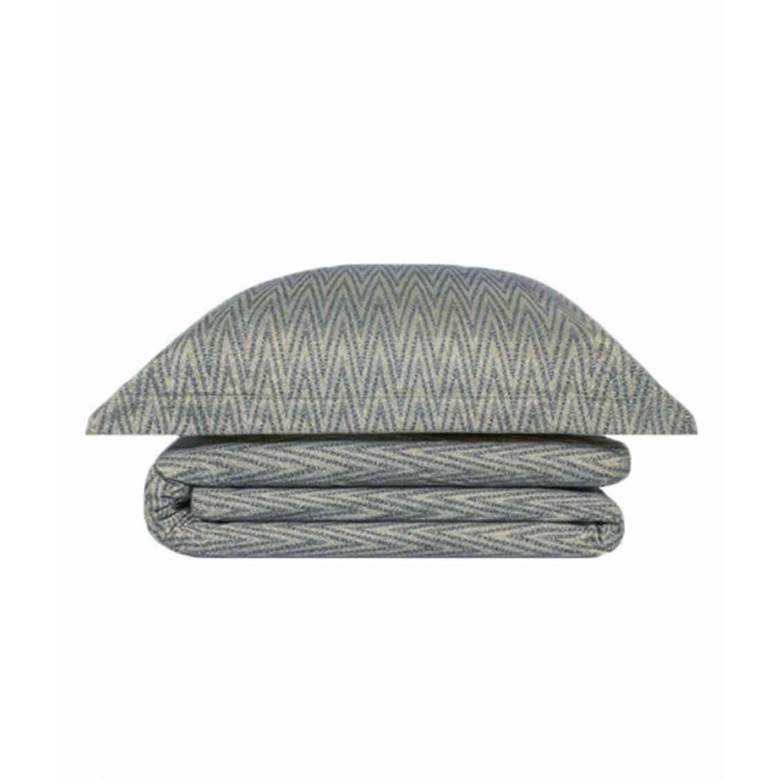 Satijnen beddengoedset Twist Donker/Honing