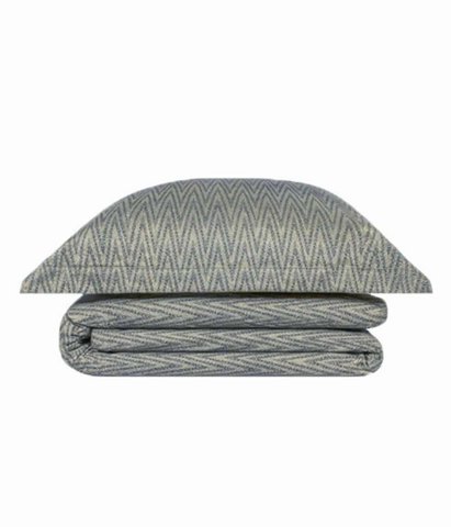 Satijnen beddengoedset Twist Donker/Honing
