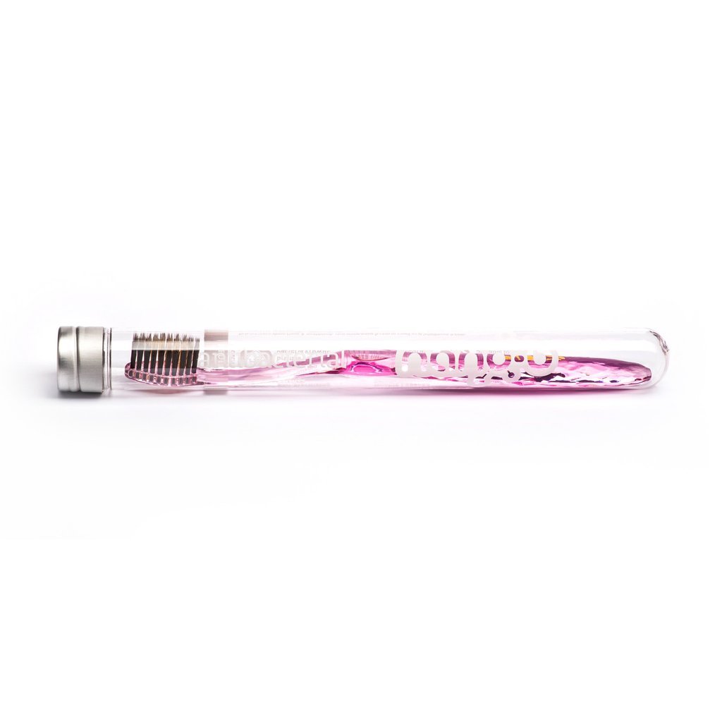 Nano-b Guld & Charcoal Tandbørste Pink