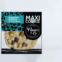 Maxi Cookie noisettes entières - 3 chocolats
