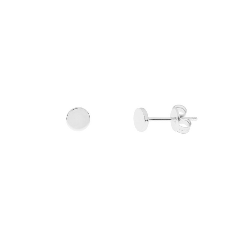 Oorstekers MINI, rond, 925 sterling zilver