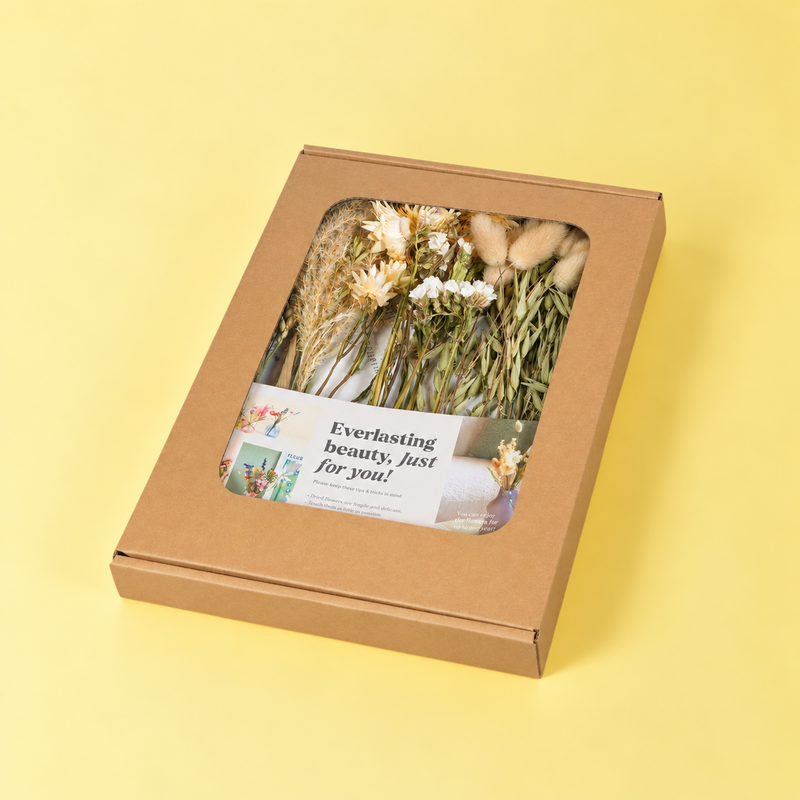 Giftbox - Dried Flowers in Letterbox - Natural