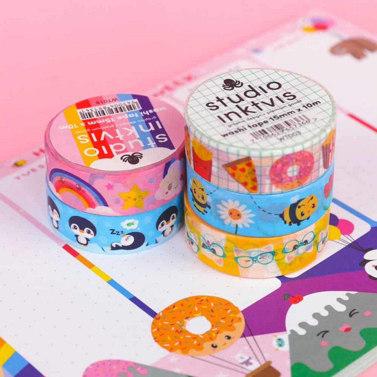 Washi tape Cloud Rainbow