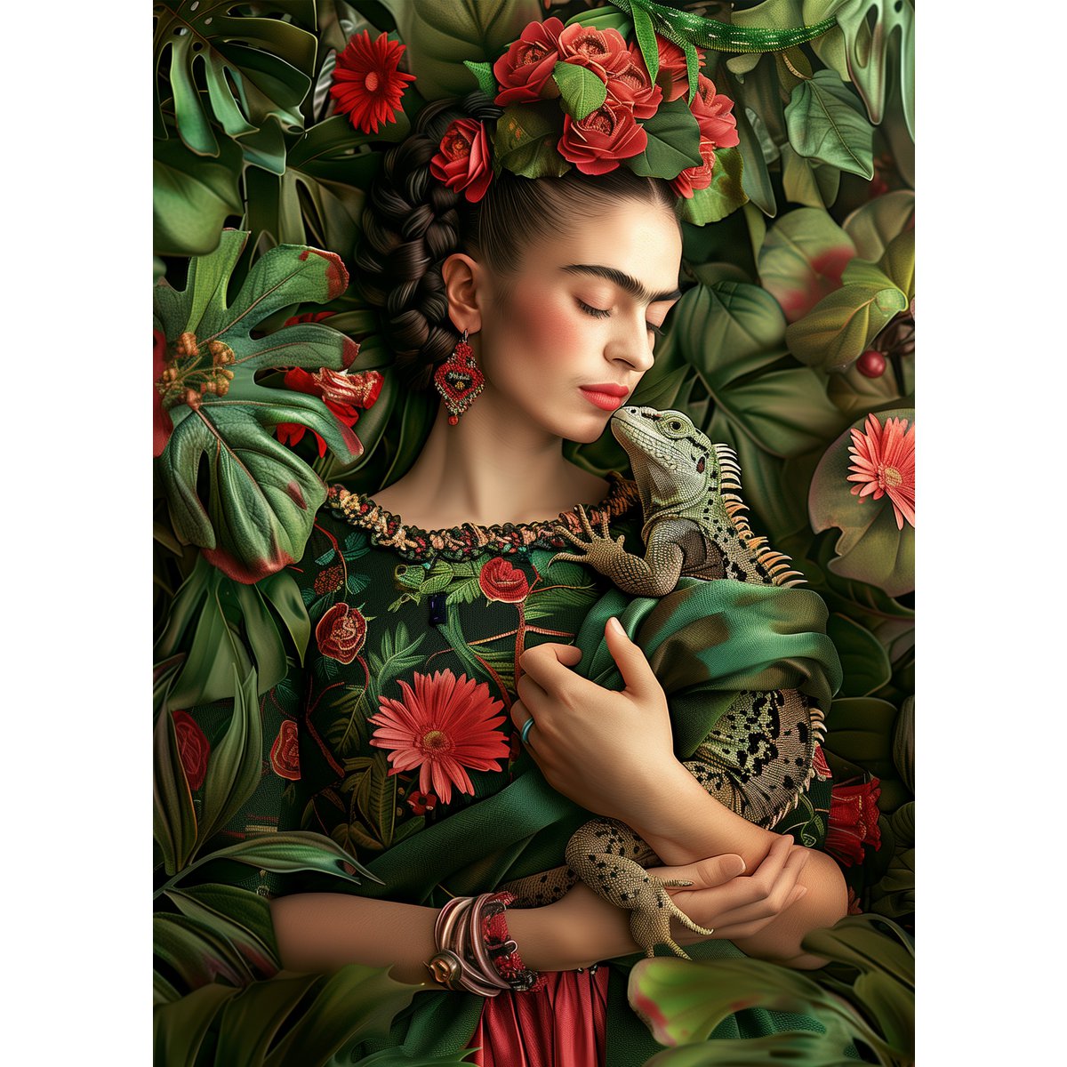Frida Kahlo: Lizard | Card Fripperies