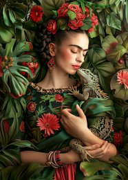 Frida Kahlo: Lizard | Card Fripperies