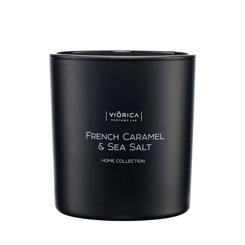 French Caramel & Sea Salt Sojawas Geurkaars 200 g