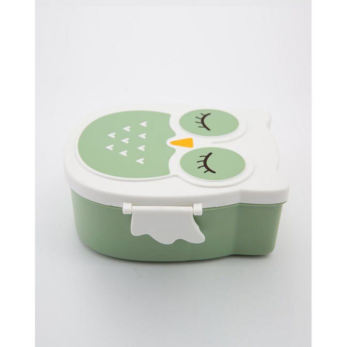 Snackbox - Lunchbox Uil luchtdicht & BPA vrij - Mint