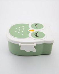 Snack box - Lunchbox Owl airtight & BPA free - Mint