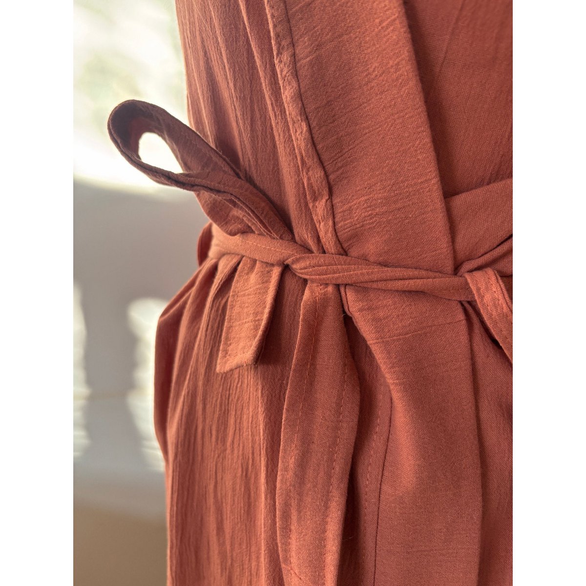 KIMONO - TERRACOTTA-messer